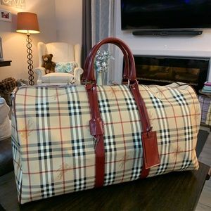 ⚠️⚠️💲💲SOLD💲💲BURBERRY HAYMARKET HOLDALL DUFFLE